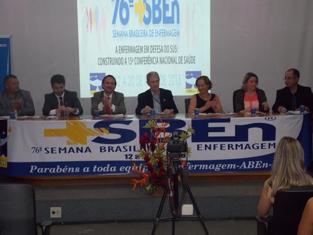 Solenidade de Encerramento da 76ª Semana Brasileira de Enfermagem